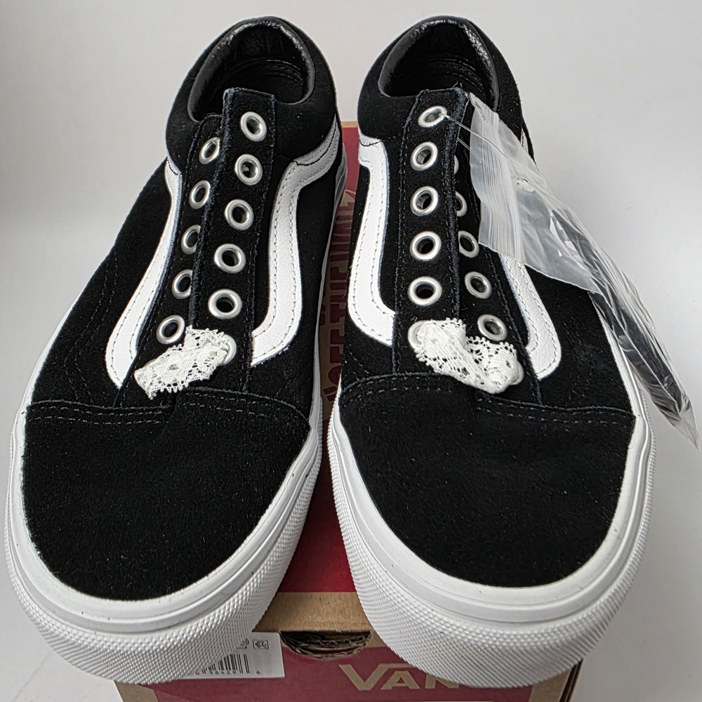 NEW Vans Old Skool Pop Lace  Black- Men's Size 3.5, Women's Size 5 ‎ #999 - Picture 2 of 10